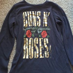 Guns N' Roses long sleeve shirt women's size L