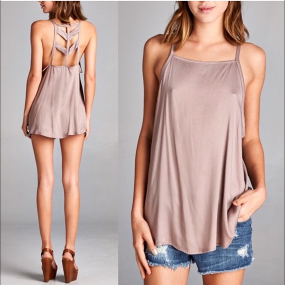 🆕SHERRIL loose fit chevron detail tank - BLACK - Picture 2 of 2