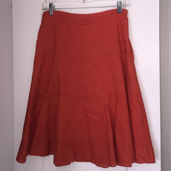 BCBG Orange skirt