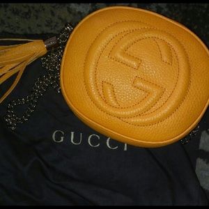 Gucci soho leather mini chain bag