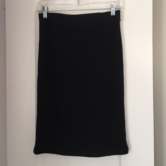 Philosophy black pencil skirt