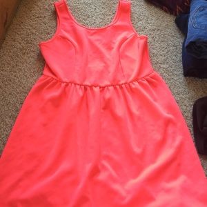 Neon Pink Forever 21 Size XL Dress