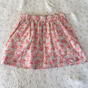 J. Crew flowered mini skirt