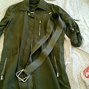Ralp Lauren black label 100% silk cargo dress NWOT
