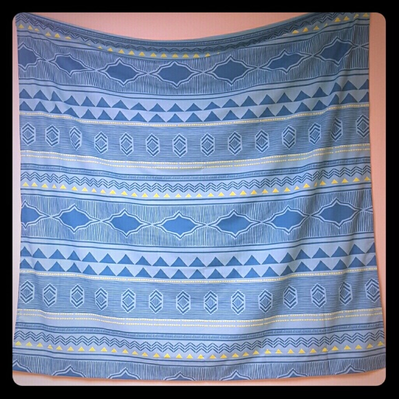 Blue and Yellow Tapestry