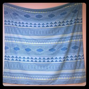 Blue and Yellow Tapestry