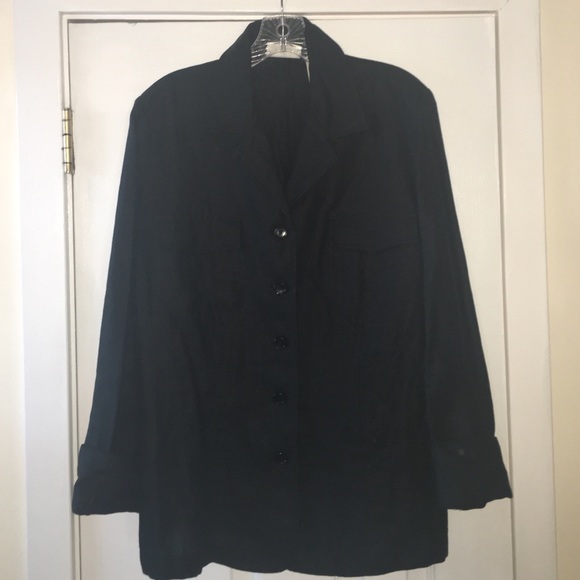 Black Linen Shirt
