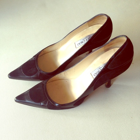 Jimmy Choo Black Aurora Style Pumps