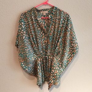 Cinched Waist Michael Kors Spring Blouse