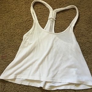 White rope crop top