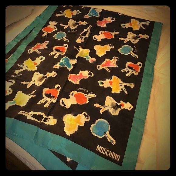 Authentic Moschino Silk Scarf