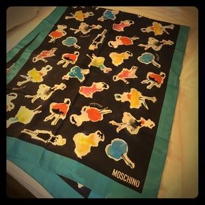 Authentic Moschino Silk Scarf
