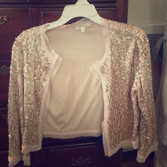 Gorgeous gold sequin cardigan