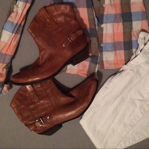 Franco Sarto Waco Western Ankle Boots