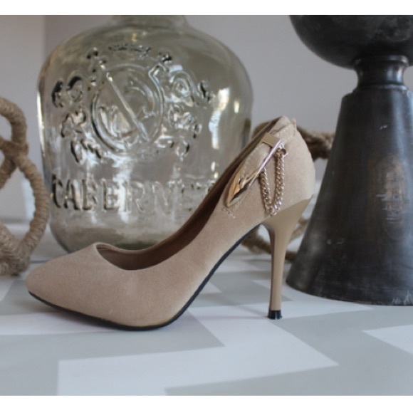 Gold Chained Heels