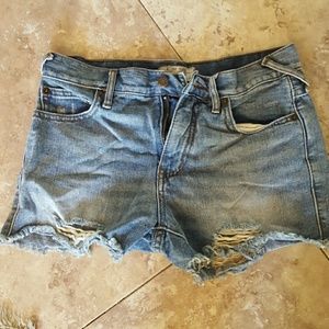 Free People denim shorts size 25