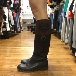 Frye Shoes - Frye Melissa Logo Riding Boots Frye Shoes - Frye Melissa Logo Riding Boots