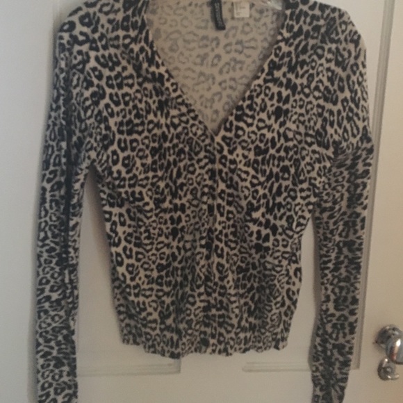 Leopard print sweater