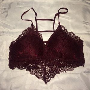 Maroon Bralette