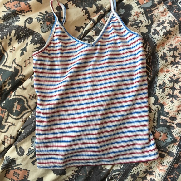 NWOT red and blue tank