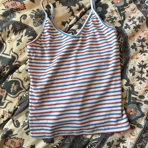 NWOT red and blue tank