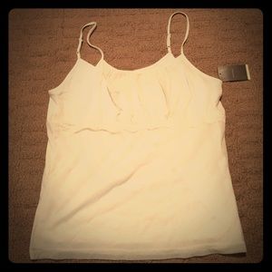 💕MERONA Cream w/ Lace Details Top Size XXL💕