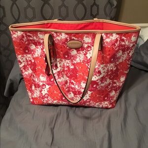 Coach floral print bag