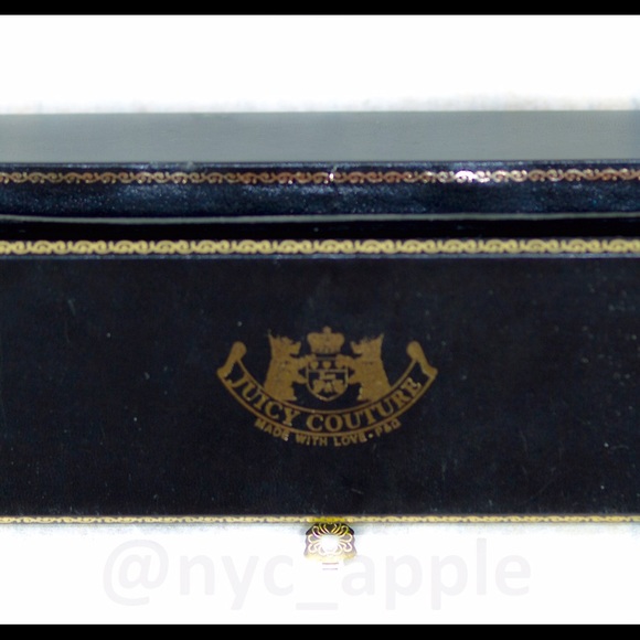 Juicy Couture Puffed Heart J Link Bracelet w/ Box - Picture 4 of 4