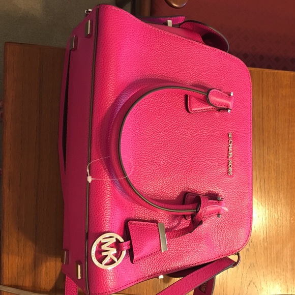 MK Hot Pink Satchel