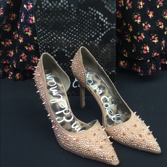 Sam Edelman spike heels dusty rose pink size 9