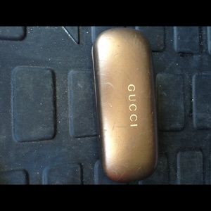 Authentic gucci glasses case.