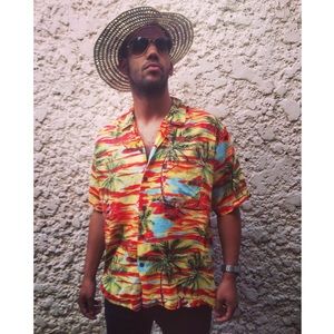 Tropical men's shirt