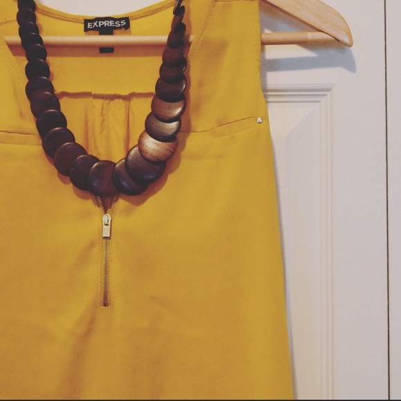 EXPRESS Marigold Sleeveless Blouse