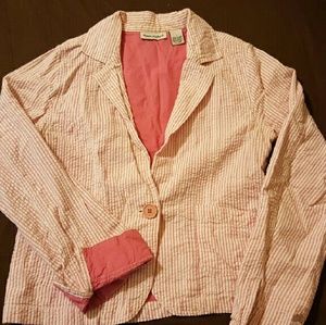 Pink pin stripe jacket