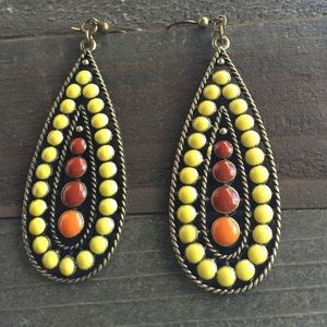 teardrop earrings