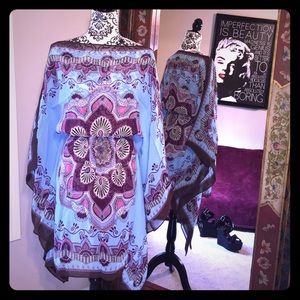 🍁Sheer Paisley Dress💜