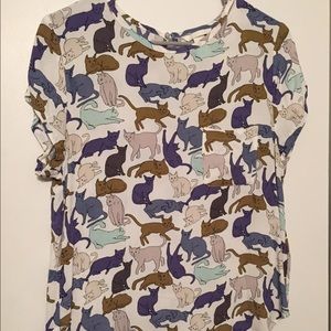H&M Kitty print top