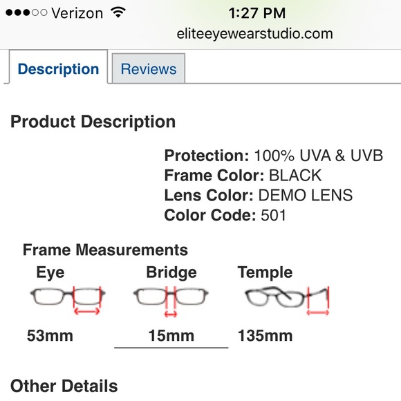 Unisex Bvlgari eyeglasses in black - Picture 3 of 4