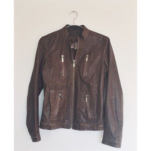 ❗️SOLD ❗️Beautiful Michael Kors leather jacket