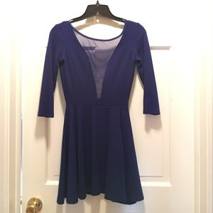 Blue Mini Dress