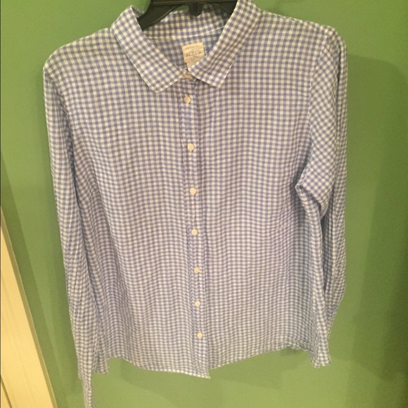 j crew button up shirt