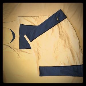 Colorblock tennis outfit