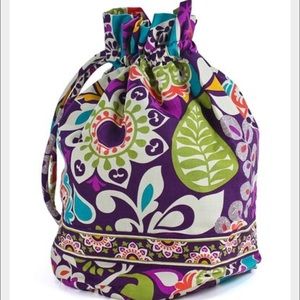 Vera Bradley NWT Plum Crazy Ditty Bag