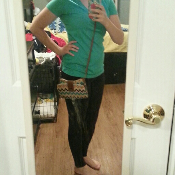 Chevron crossbody bag