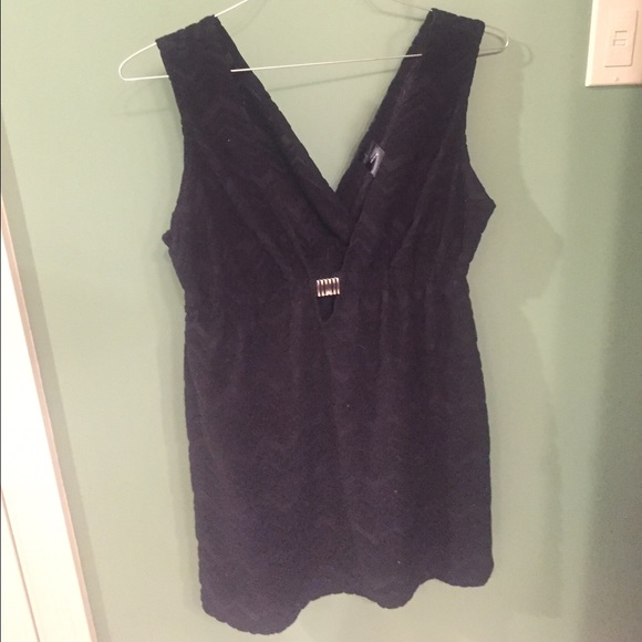 Catalina black bathing suit cover up