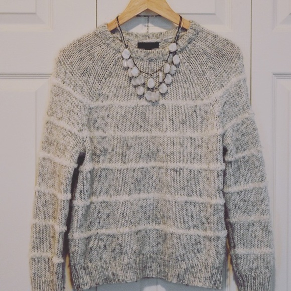 J. CREW Gray Wool Sweater