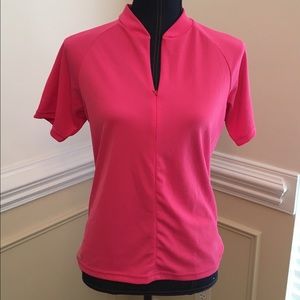 NWOT Nike DriFit cycling shirt with pckts size Lrg