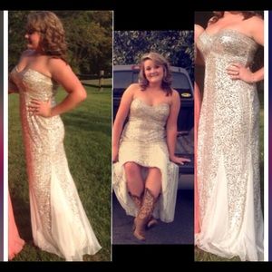 David's bridal prom dress!