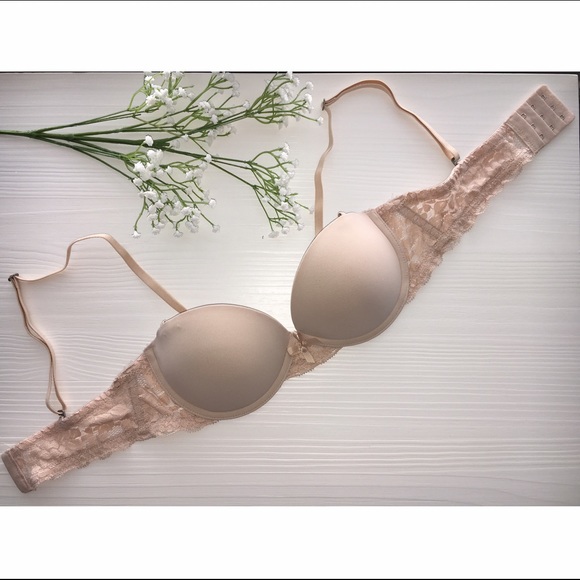 Hollister strapless nude bra