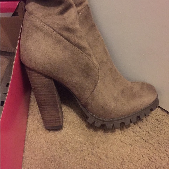 Charlotte Russe Thigh High Fold Down Boot